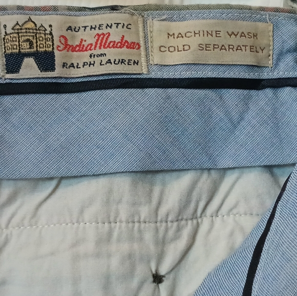 Ralph Lauren Polo Shorts, Madras Shorts, Classic Fit,  Size: 32 - Picture 5 of 5